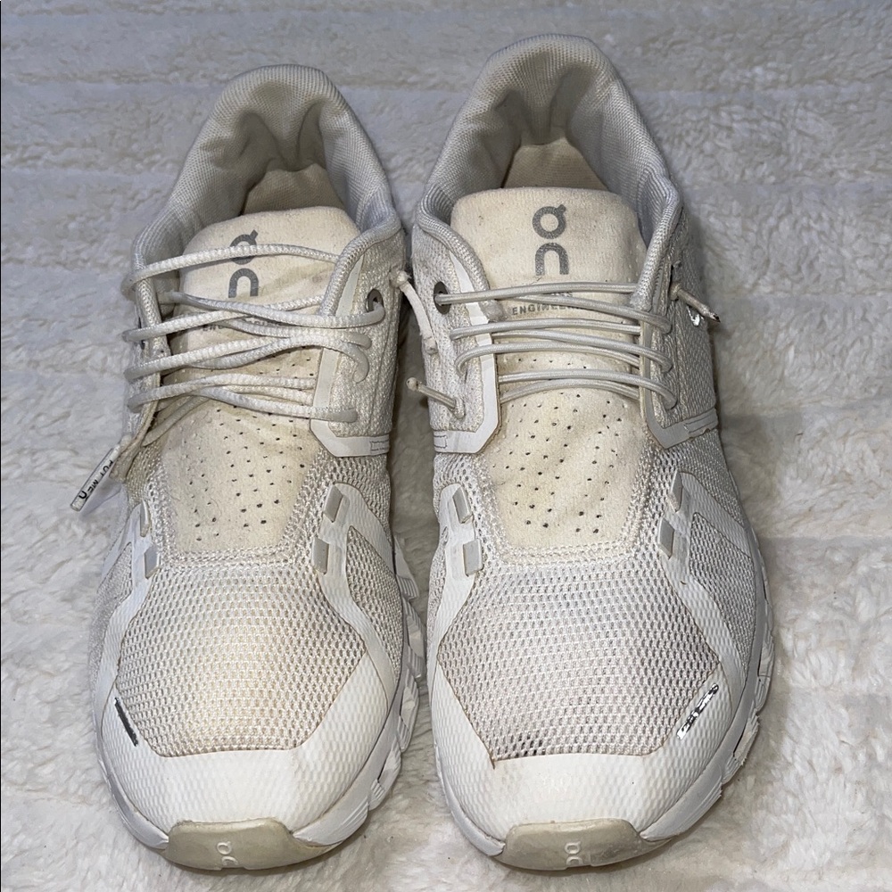 On Running Women's White Running Shoes